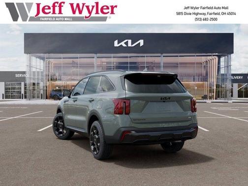Green 2026 Kia Sorento Hybrid X-LINE SX PRESTIGE
