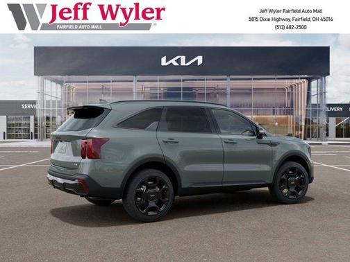 Green 2026 Kia Sorento Hybrid X-LINE SX PRESTIGE