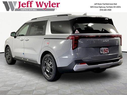 Ceramic Silver 2026 Kia Carnival Hybrid EX