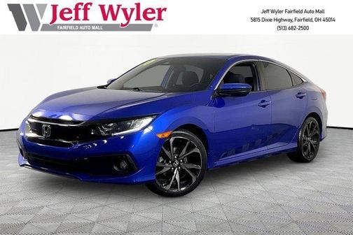 Aegean Blue Metallic 2020 Honda Civic Sport