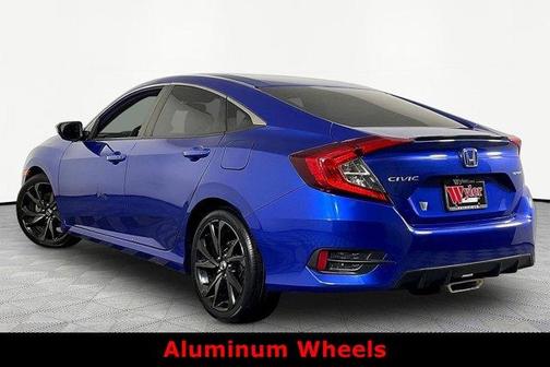 Aegean Blue Metallic 2020 Honda Civic Sport