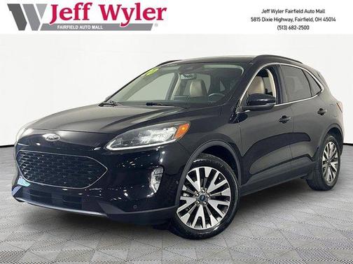 Black Metallic 2020 Ford Escape Titanium Hybrid