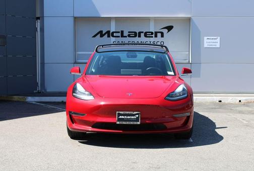 Red Multi-Coat 2018 Tesla Model 3 Standard