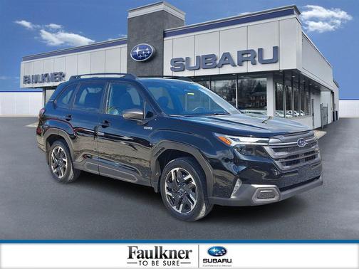 Crystal Black Silica 2025 Subaru Forester Hybrid Limited