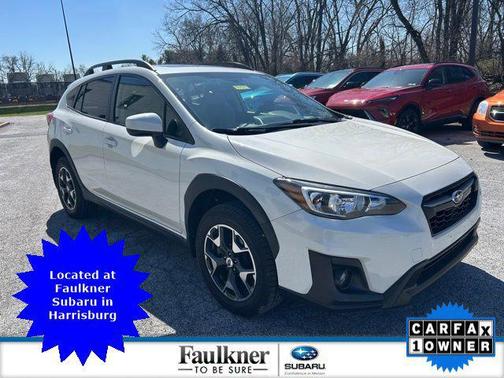 Crystal White Pearl 2018 Subaru Crosstrek 2.0i Premium