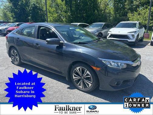Cosmic Blue Metallic 2018 Honda Civic EX-L