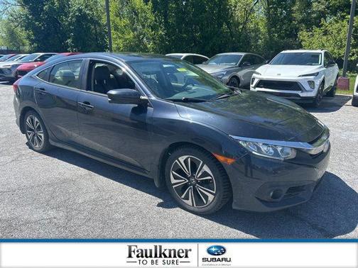 Cosmic Blue Metallic 2018 Honda Civic EX-L