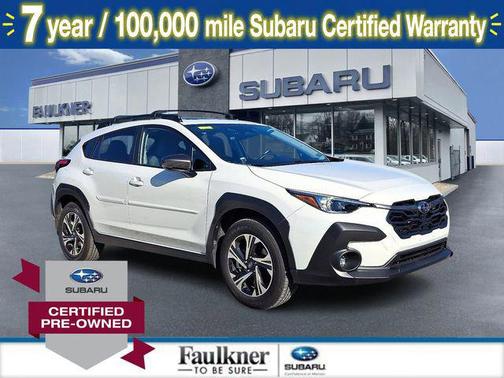 Crystal White Pearl 2025 Subaru Crosstrek Premium