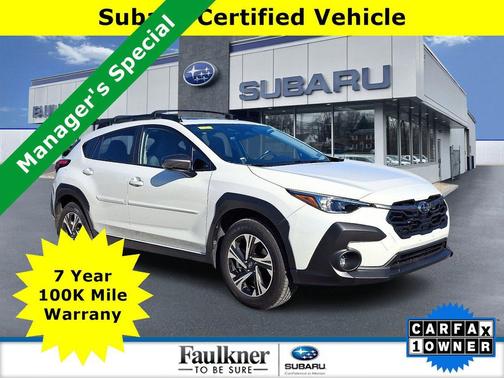 Crystal White Pearl 2025 Subaru Crosstrek Premium