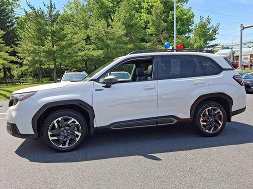 Crystal White Pearl 2025 Subaru Forester Hybrid Limited
