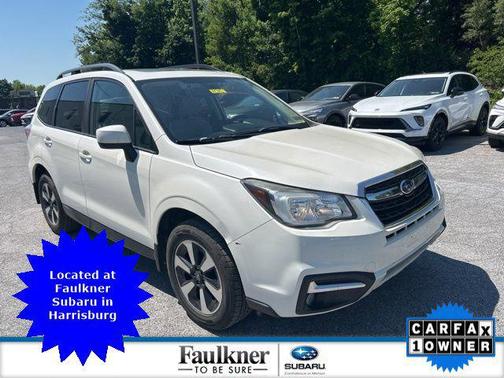 Crystal White Pearl 2017 Subaru Forester 2.5i Premium