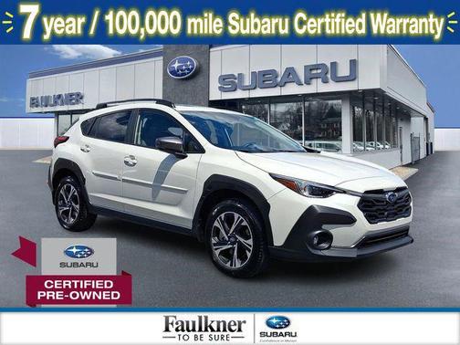 Crystal White Pearl 2025 Subaru Crosstrek Premium
