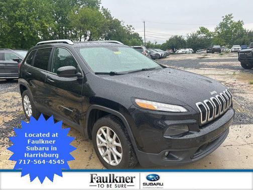 Brilliant Black Crystal Pearlcoat 2015 Jeep Cherokee Latitude