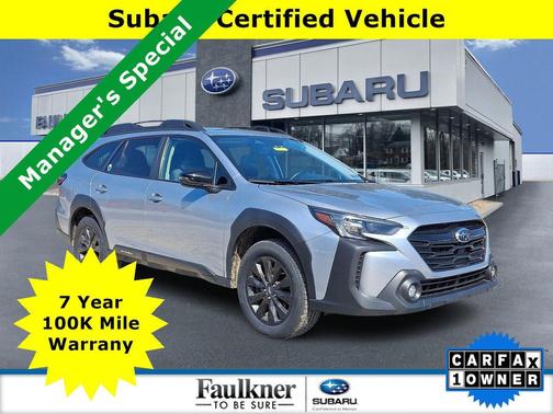 Ice Silver Metallic 2024 Subaru Outback Onyx Edition