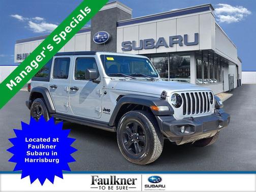 Silver Zynith Clearcoat 2022 Jeep Wrangler Unlimited Sport Altitude