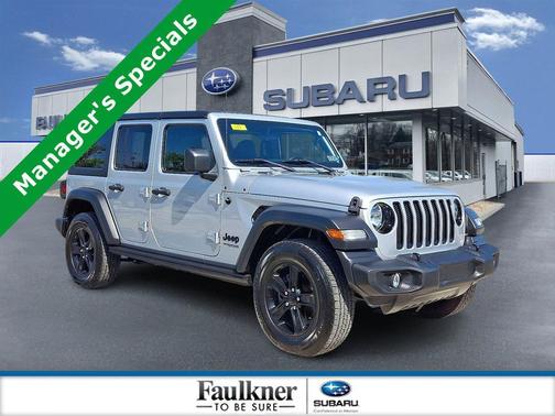 Silver Zynith Clearcoat 2022 Jeep Wrangler Unlimited Sport Altitude