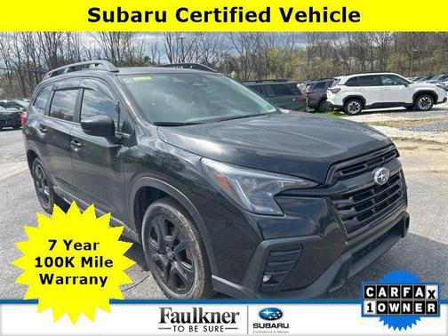 Crystal Black Pearl 2024 Subaru Ascent Onyx Edition 7-Passenger