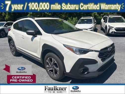 Crystal White Pearl 2024 Subaru Crosstrek Premium