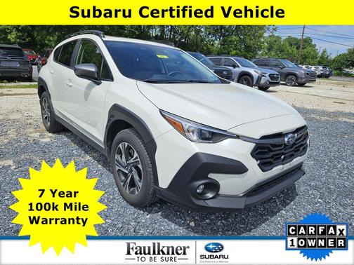 Crystal White Pearl 2024 Subaru Crosstrek Premium