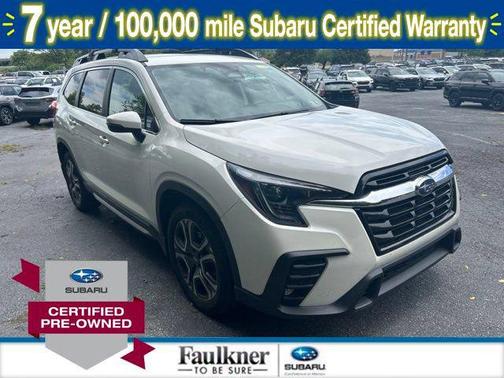Crystal White Pearl 2023 Subaru Ascent Limited 8-Passenger