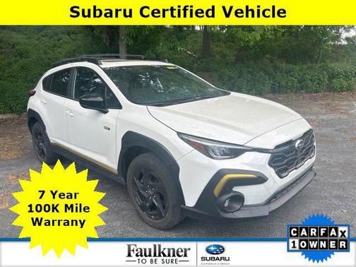 Crystal White Pearl 2024 Subaru Crosstrek Sport