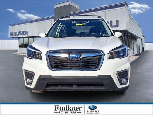 Crystal White Pearl 2021 Subaru Forester Limited