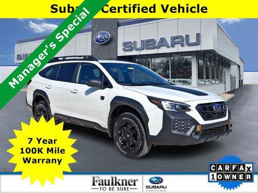 Crystal White Pearl 2025 Subaru Outback Wilderness