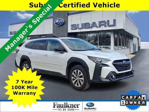 Crystal White Pearl 2025 Subaru Outback Premium