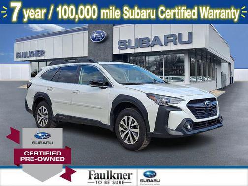 Crystal White Pearl 2025 Subaru Outback Premium