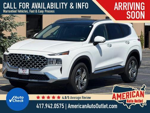 Serenity White Pearl 2023 Hyundai SANTA FE SEL 2.4
