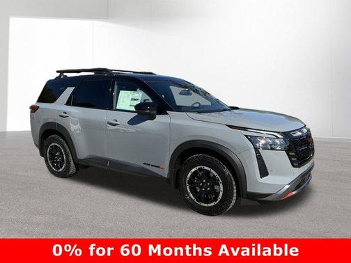 Boulder Gray Pearl/Super Black 2026 Nissan Pathfinder Rock Creek