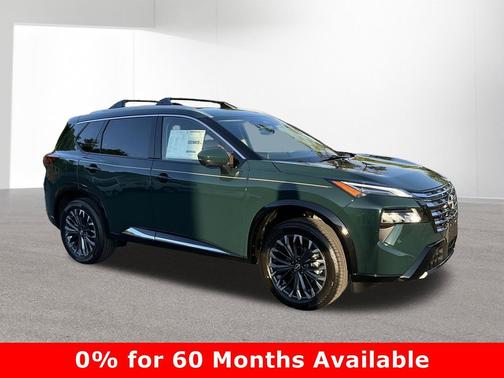 Obsidian Green 2026 Nissan Rogue Platinum