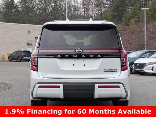 Everest White Pearl Tricoat 2025 Nissan Armada Platinum Reserve 4WD