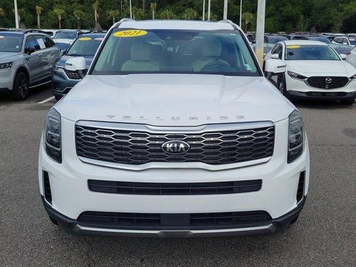 Glacial White Pearl 2021 Kia Telluride EX