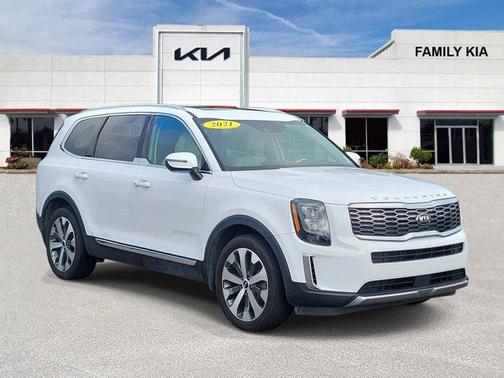 Glacial White Pearl 2021 Kia Telluride EX