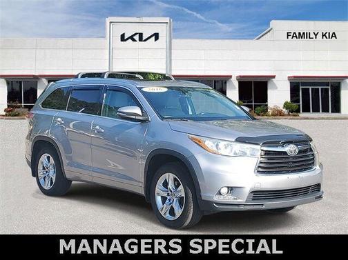 2016 Toyota Highlander Limited Platinum