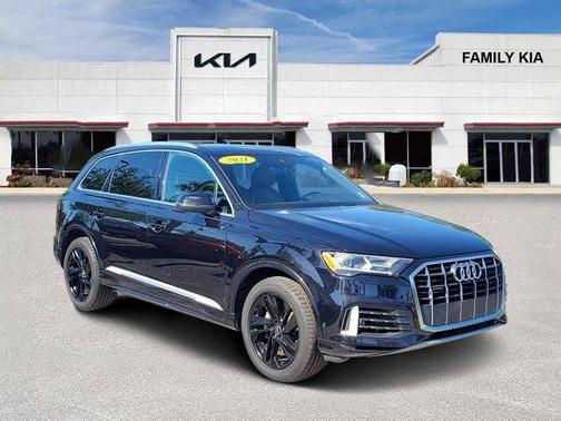 Orca Black Metallic 2021 Audi Q7 55 Premium Plus