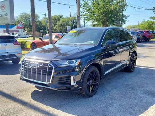 Orca Black Metallic 2021 Audi Q7 55 Premium Plus