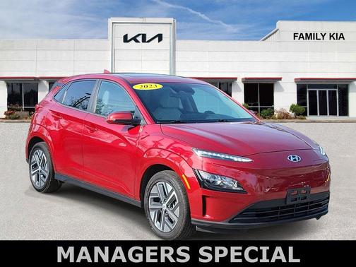 Red 2023 Hyundai KONA EV SEL