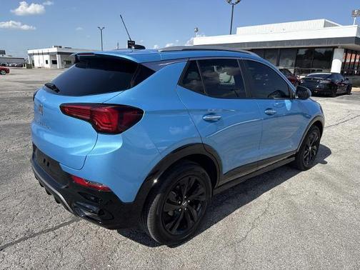 Aquamarine Blue Metallic 2025 Buick Encore GX Sport Touring