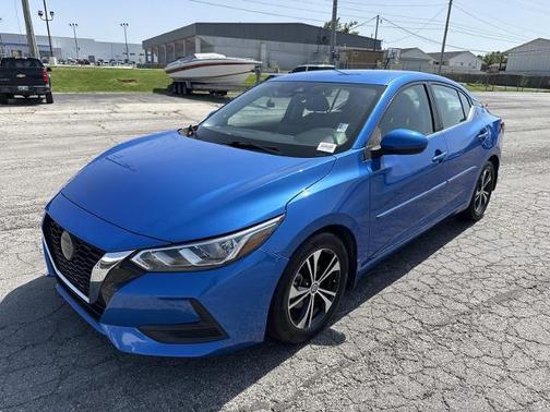 Electric Blue Metallic 2021 Nissan Sentra SV