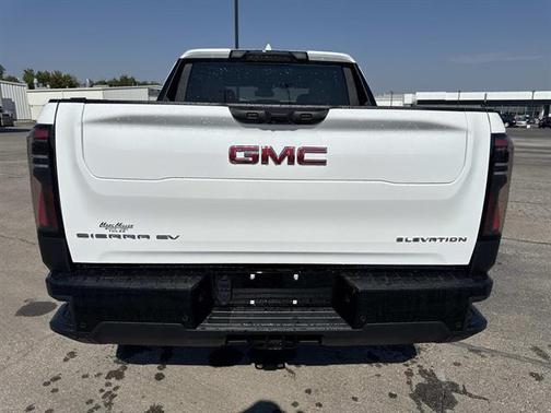 Summit White 2026 GMC Sierra EV Standard Range Elevation