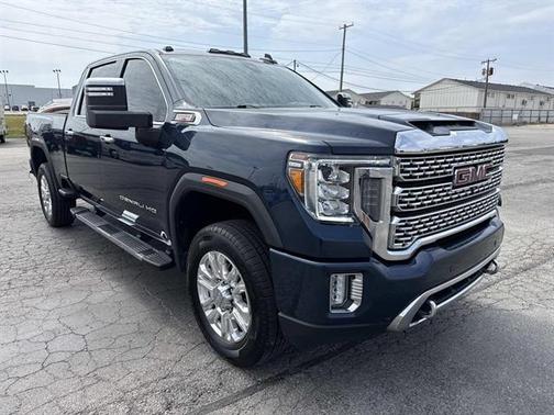Pacific Blue Metallic 2021 GMC Sierra 2500 Denali