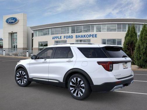 White 2026 Ford Explorer Platinum