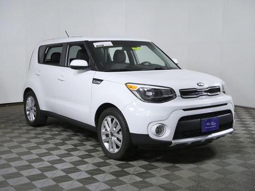 Clear White 2018 Kia Soul +