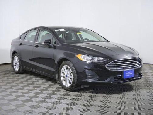 Agate Black Metallic 2020 Ford Fusion Hybrid SE