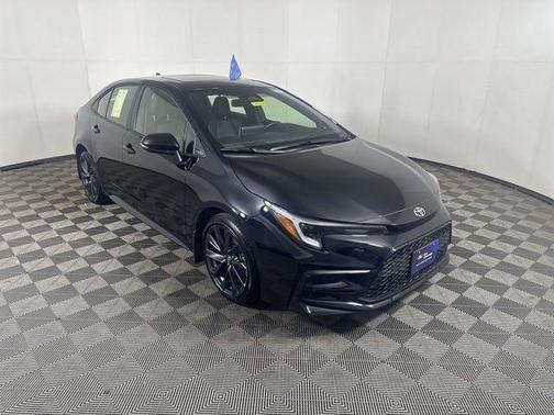Midnight Black Metallic 2024 Toyota Corolla XSE