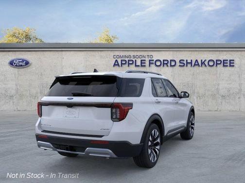 White 2026 Ford Explorer Platinum