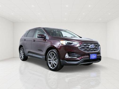 Burgundy 2024 Ford Edge Titanium