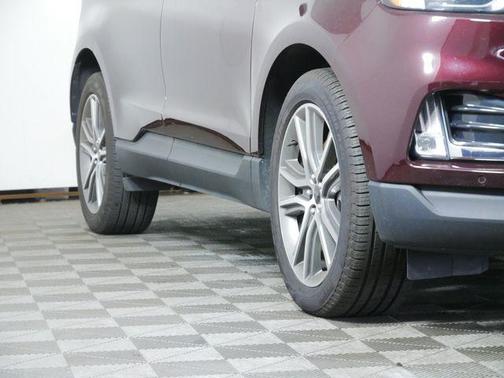 Burgundy 2024 Ford Edge Titanium